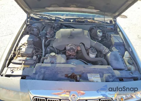 2001 Mercury Grand Marquis Ls from USA, damaged, VIN 2MEFM75W81X664035